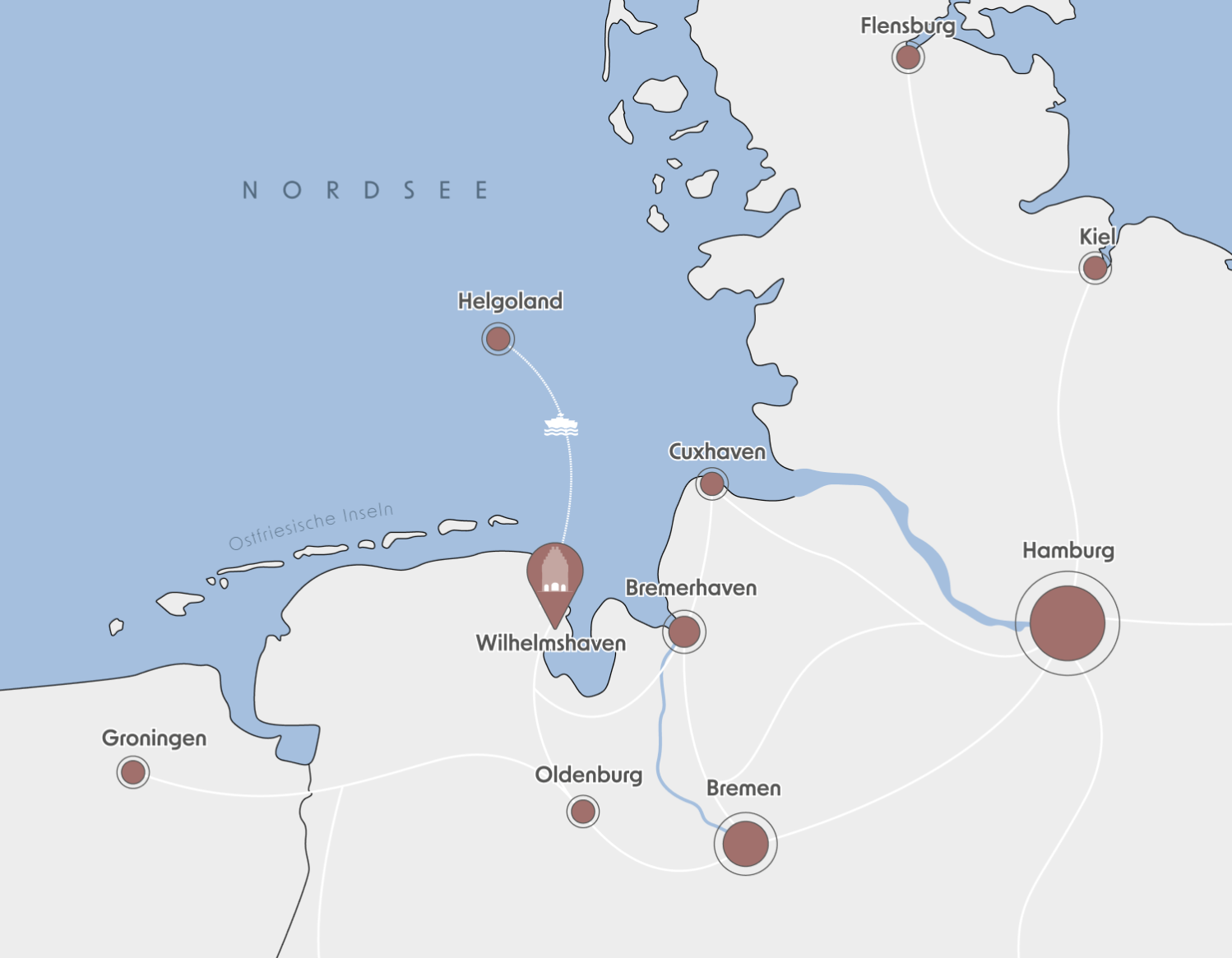 Regionalkarte-Wilhelmshaven