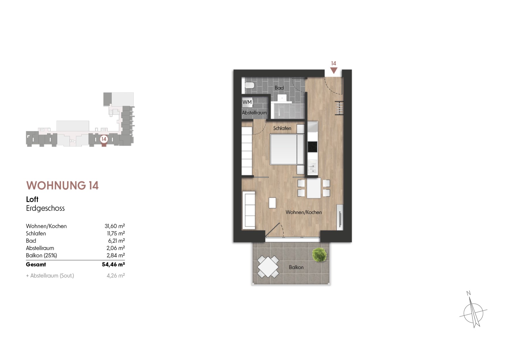 Grundriss - WHG 14